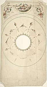 Ceiling Design with Center Cut Out by J. S. Pearse