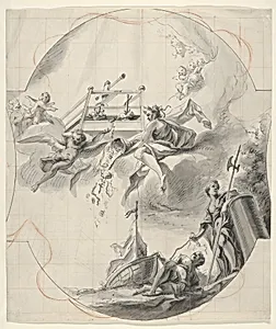 Ceiling Design with the Mystical Wine Press