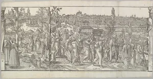 Celebration of a Circumcision from the frieze Ces Moeurs et fachons de faire de Turcz (Customs and Fashions of the Turks)