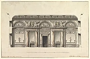 Central Salon of the Alexander Palace at Tsarskoe Selo by Giacomo Quarenghi