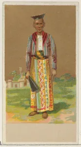 Ceylon, from the Natives in Costume series (N16), Teofani Issue, for Allen & Ginter Cigarettes Brands