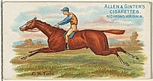 C.H. Todd, from The World's Racers series (N32) for Allen & Ginter Cigarettes by Allen & Ginter|Lindner, Eddy & Claus