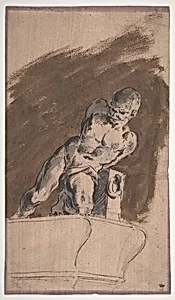 Chained Nude Prisoner, after Pietro Tacca