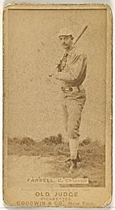 Charles Andrew "Duke" Farrell, Catcher, Chicago, from the Old Judge series (N172) for Old Judge Cigarettes by Goodwin & Company