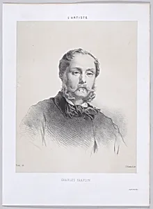 Charles Chaplin, from "L'Artiste" by Vincent Vidal|Célestin Nanteuil|Bertauts|Charles Joshua Chaplin