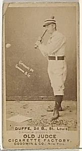 Charles Edward "Charlie" Duffee, 2nd Base, St. Louis Browns, from the Old Judge series (N172) for Old Judge Cigarettes by Goodwin & Company