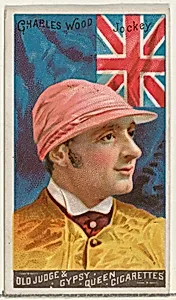 Charles Wood, Jockey, from the Goodwin Champion series for Old Judge and Gypsy Queen Cigarettes by Goodwin & Company