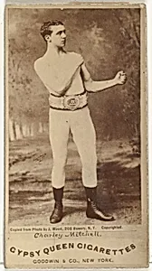 Charley Mitchell, from the Celebrities and Prizefighters series (N174) for Gypsy Queen Cigarettes by Goodwin & Company|J. Wood