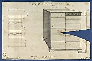 Chest of Drawers, from Chippendale Drawings, Vol. II by Thomas Chippendale