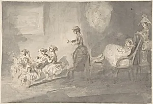 Children Playing Horse and Carriage