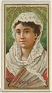 Chili, from the Types of All Nations series (N24) for Allen & Ginter Cigarettes by George S. Harris & Sons|Allen & Ginter