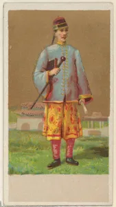 China, from the Natives in Costume series (N16), Teofani Issue, for Allen & Ginter Cigarettes Brands