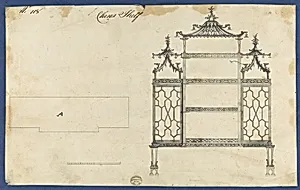 China Shelf, from Chippendale Drawings, Vol. II by Thomas Chippendale