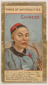 Chinese, from Types of Nationalities (N240) issued by Kinney Bros.