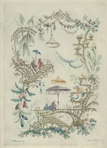 Chinoiserie from Nouvelle Suite de Cahiers arabesques chinois a l'usage des dessinateurs et des peintres