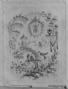 Chinoiserie from Nouvelle Suite de Cahiers arabesques chinois a l'usage des dessinateurs et des peintres