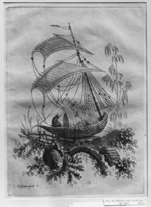 Chinoiserie from Nouvelle Suite de Cahiers de dessins chinois a l'usage des dessinateurs et des peintres (Nr 3)
