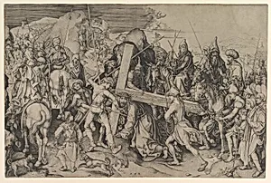 Christ Carrying the Cross by Martin Schongauer