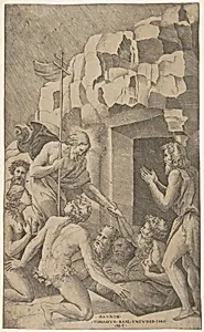 Christ in Limbo, after Raphael by Nicolas Beatrizet|Raphael (Raffaello Sanzio or Santi)|Tommaso Barlacchi