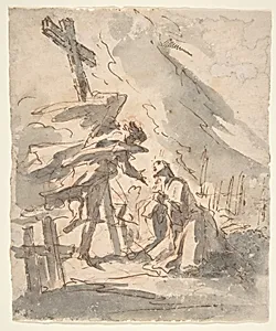 Christ in the Garden of Gethsemane by Gaspare Diziani