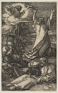 Christ on the Mount of Olives, from "The Passion" by Albrecht Dürer
