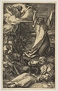 Christ on the Mount of Olives, from "The Passion" by Albrecht Dürer