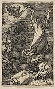 Christ on the Mount of Olives, from "The Passion" by Albrecht Dürer
