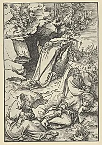 Christ on the Mount of Olives, from The Passion by Lucas Cranach the Elder