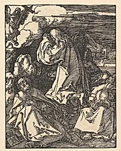 Christ on the Mount of Olives, from "The Small Passion" by Albrecht Dürer