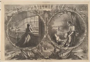 Christmas Eve, 1862 (from "Harper's Weekly," vol. 7, pp. 8-9)