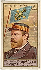 Christoph Leist, from the Sea Captains series (N127) issued by Duke Sons & Co. to promote Honest Long Cut Tobacco by George S. Harris & Sons|W. Duke, Sons & Co.