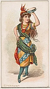 Circassian Dancer, from the Dancing Women series (N186) issued by Wm. S. Kimball & Co. by William S. Kimball & Company