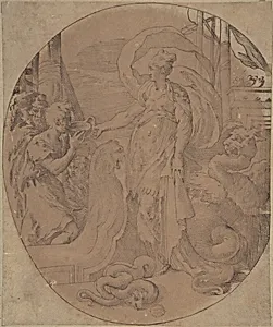 Circe and the Companions of Ulysses by Anonymous, Italian, 16th century|Parmigianino (Girolamo Francesco Maria Mazzola)