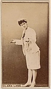 Clara Lane, from the Actresses series (N245) issued by Kinney Brothers to promote Sweet Caporal Cigarettes by Kinney Brothers Tobacco Company