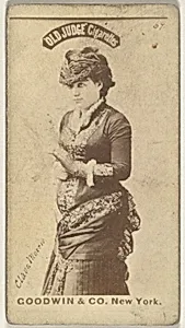 Clara Morris, from the Actors and Actresses series (N171) for Old Judge Cigarettes by Goodwin & Company