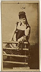 Clara Poole, from the Actors and Actresses series (N145-8) issued by Duke Sons & Co. to promote Duke Cigarettes by W. Duke, Sons & Co.|American Tobacco Company