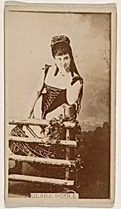 Clara Poole, from the Actresses series (N245) issued by Kinney Brothers to promote Sweet Caporal Cigarettes by Kinney Brothers Tobacco Company