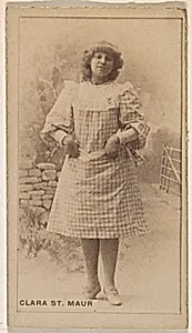 Clara St. Maur, from the Actresses series (N245) issued by Kinney Brothers to promote Sweet Caporal Cigarettes by Kinney Brothers Tobacco Company