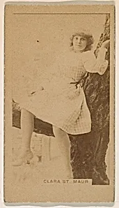 Clara St. Maur, from the Actresses series (N245) issued by Kinney Brothers to promote Sweet Caporal Cigarettes by Kinney Brothers Tobacco Company