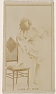 Clara St. Muir, from the Actresses series (N245) issued by Kinney Brothers to promote Sweet Caporal Cigarettes by Kinney Brothers Tobacco Company
