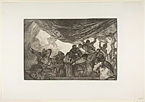 'Clear Folly' from the 'Disparates' (Follies / Irrationalities) by Goya (Francisco de Goya y Lucientes)