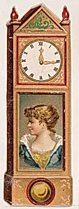 Clock, from the Novelties series (N228, Type 4) issued by Kinney Bros. by Kinney Brothers Tobacco Company