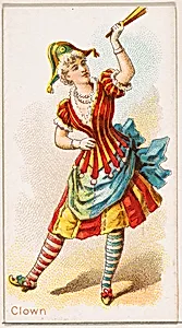 Clown Dancer, from the Dancing Women series (N186) issued by Wm. S. Kimball & Co. by William S. Kimball & Company