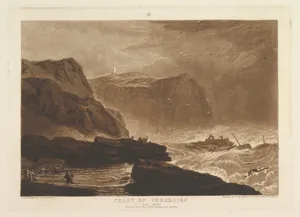 Coast of Yorkshire, Near Whitby (Liber Studiorum, part V, plate 24)