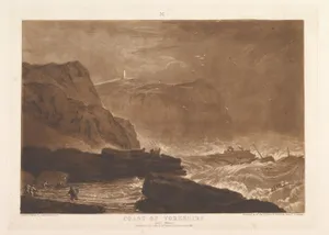 Coast of Yorkshire, Near Whitby (Liber Studiorum, part V, plate 24)