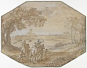 Coast Scene with the Port of Santa Marinella