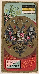 Coat of Arms, Russia, from the Military Series (N224) issued by Kinney Tobacco Company to promote Sweet Caporal Cigarettes by Kinney Brothers Tobacco Company