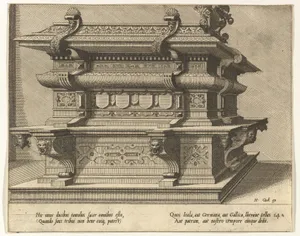 Cœnotaphiorum (14) by Hans Vredeman de Vries|Johannes van Doetecum I|Lucas van Doetecum|Hieronymus Cock
