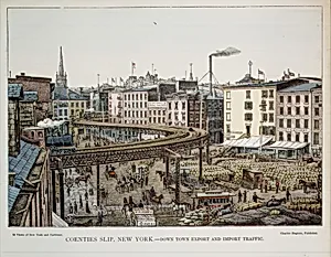 Coenties Slip, New York.--Down Town Export and Import Trading by Charles Magnus & Company