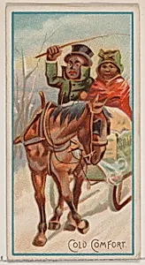 Cold Comfort, from the Jokes series (N87) for Duke brand cigarettes by W. Duke, Sons & Co.|George S. Harris & Sons